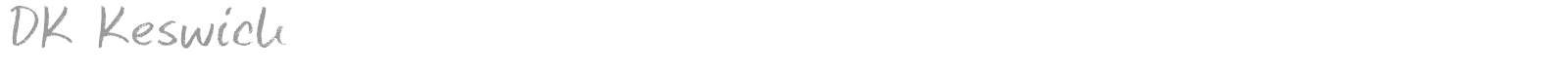 DK Keswick font preview